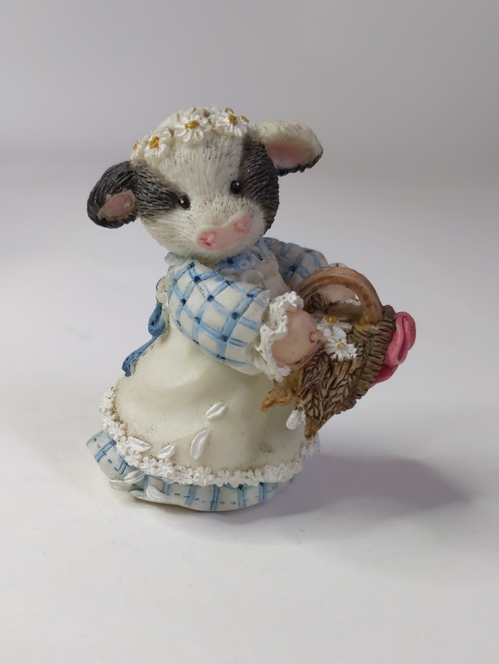 Vintage Enesco Mary’s Moo Moos 'Flour Girl' Figurine